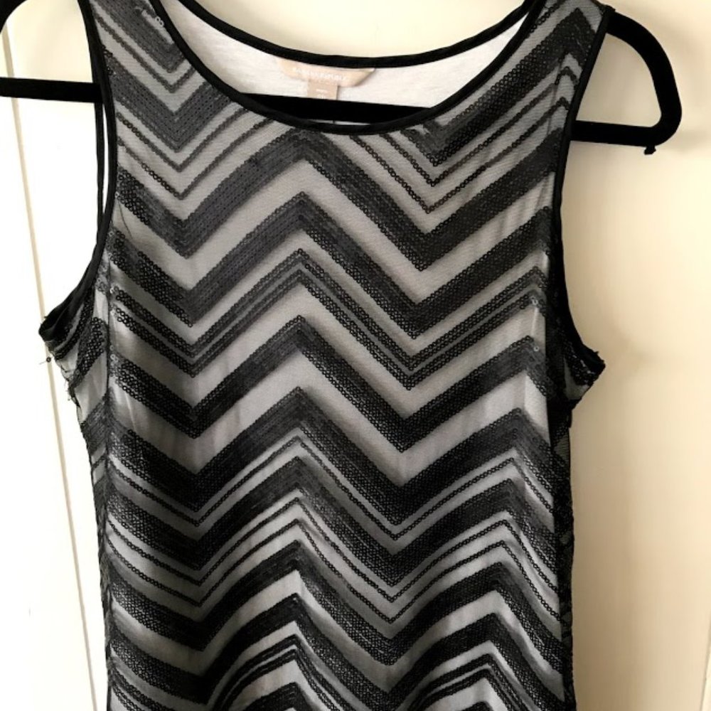 Chevron Banana Republic Sequined Top